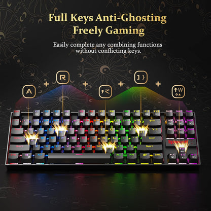 Redragon K552-RGB Kumara Mechanical Gaming Keyboard (Black)